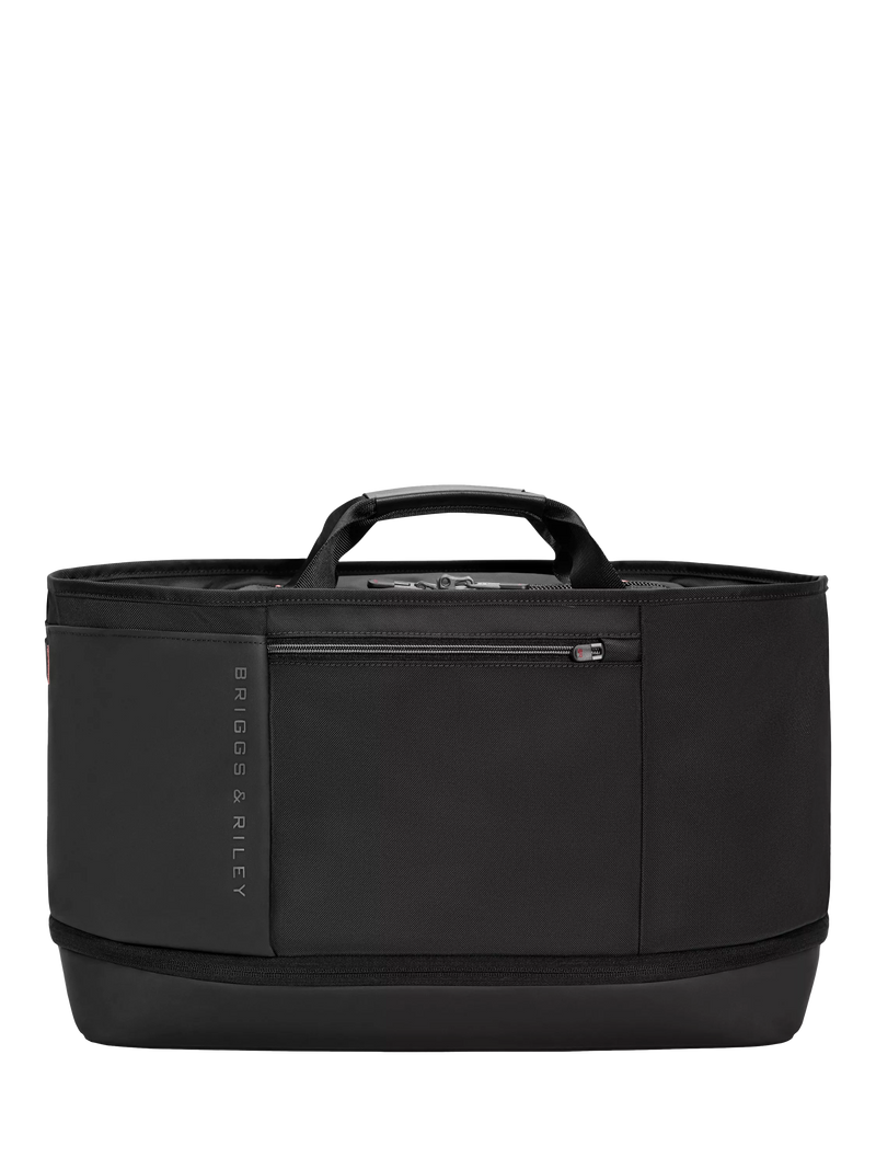 Briggs & Riley expandable duffle bag 31L black, imported from the UK