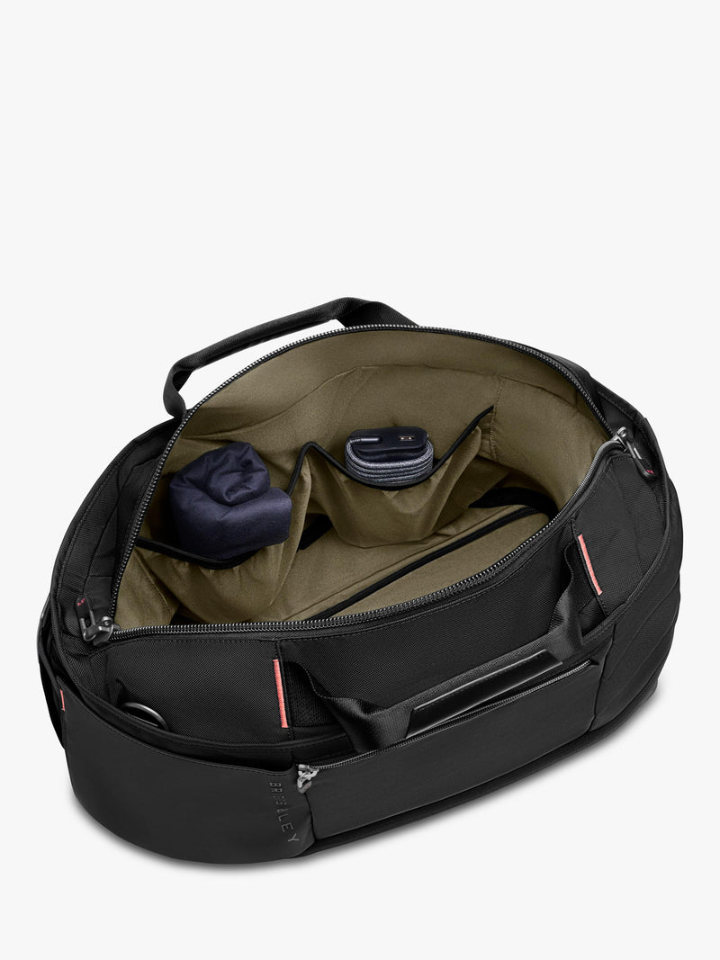 Briggs & Riley expandable duffle bag 31L black, imported from the UK
