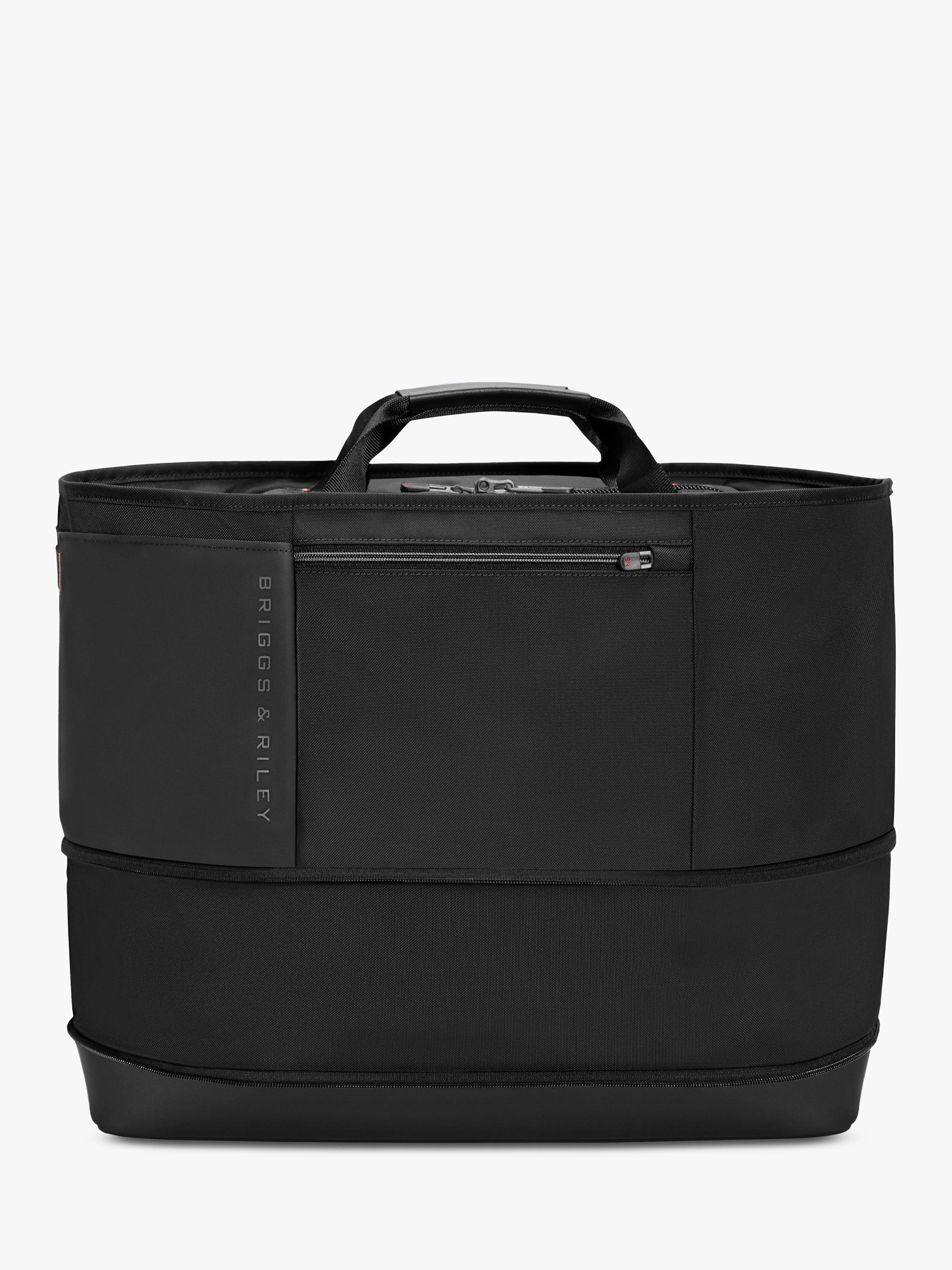 Briggs & Riley expandable duffle bag 31L black, imported from the UK