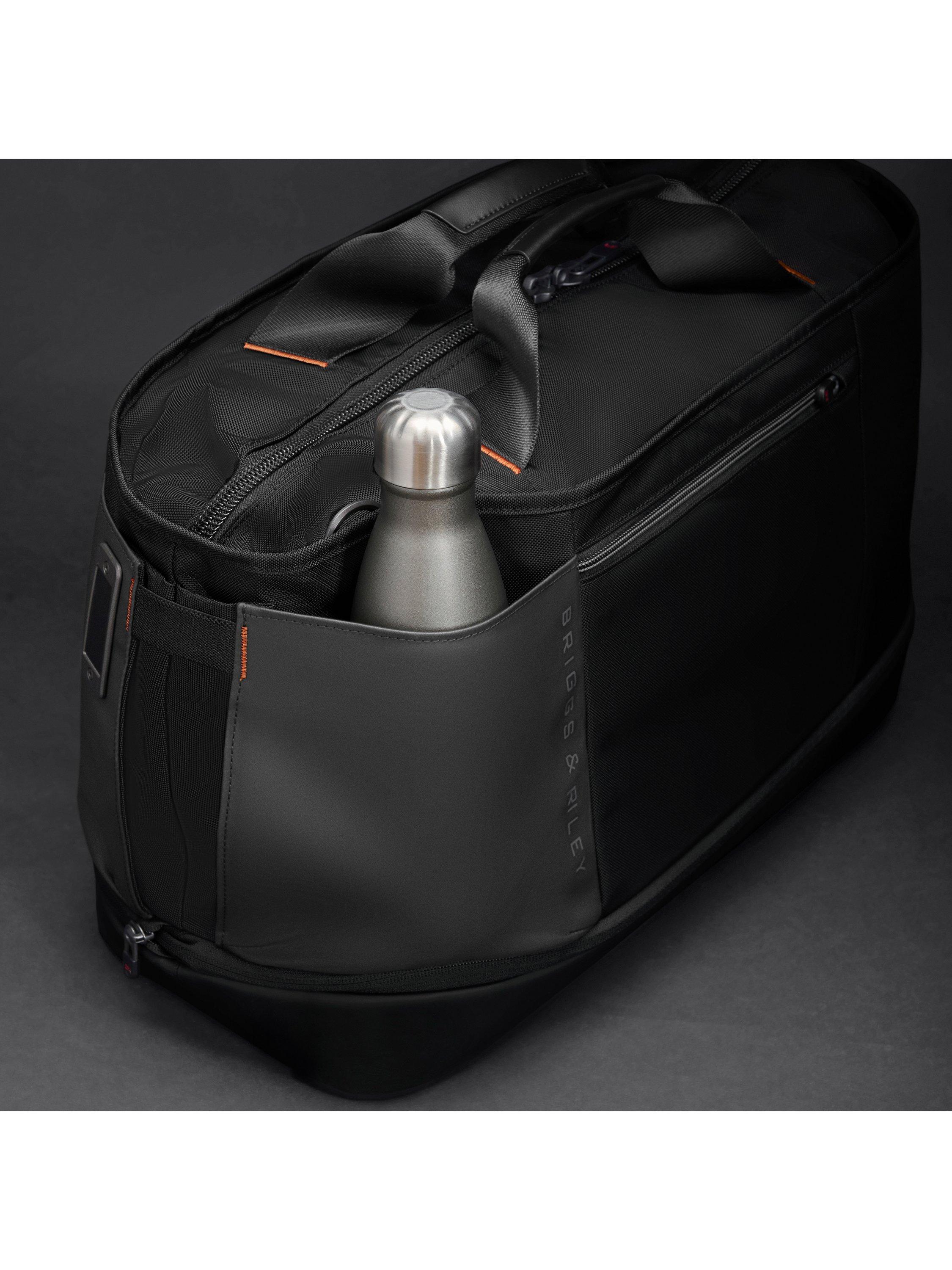 Briggs & Riley expandable duffle bag 31L black, imported from the UK