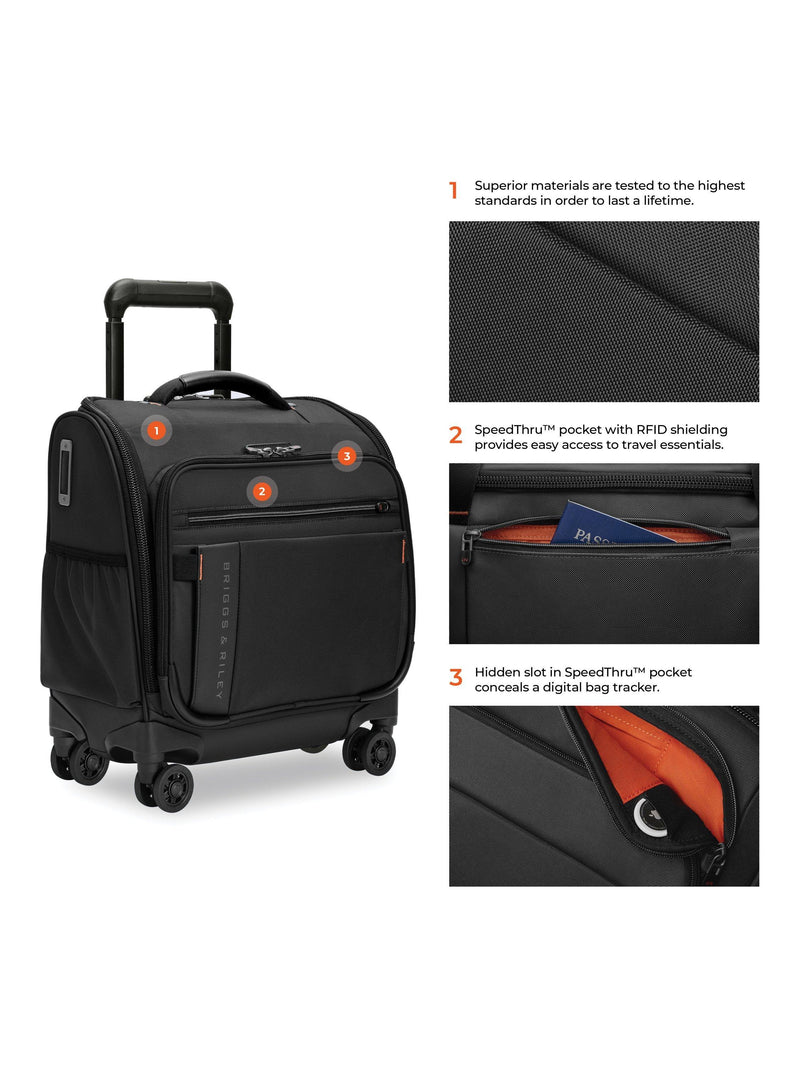 Briggs & Riley 4-wheel spinner cabin case 40cm - British product