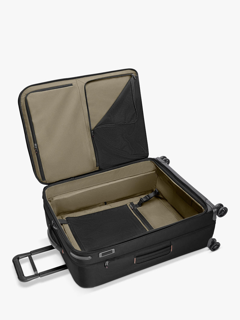 Briggs & Riley ZDX large expandable spinner suitcase, imported from the UK