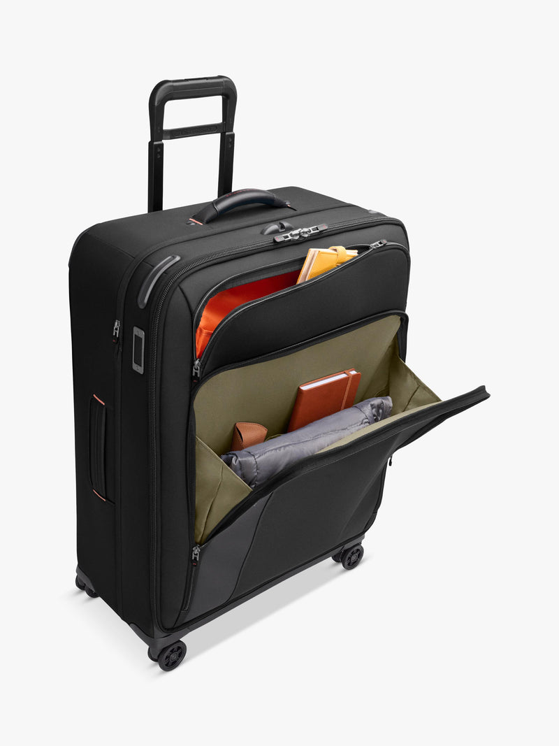 Briggs & Riley ZDX large expandable spinner suitcase, imported from the UK