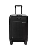Briggs & Riley Sympatico expandable spinner suitcase 55L black, imported from the UK