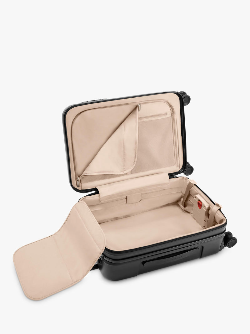 Briggs & Riley Sympatico expandable spinner suitcase 55L black, imported from the UK