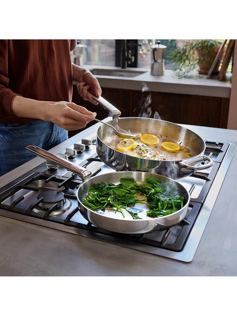 Joseph Joseph Space Folding Handle Stainless Steel Frying Pan, UK version