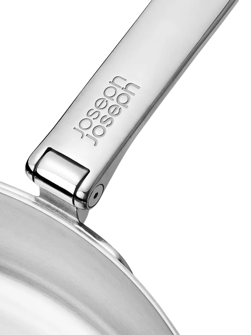 Joseph Joseph Space Folding Handle Stainless Steel Frying Pan, 20cm