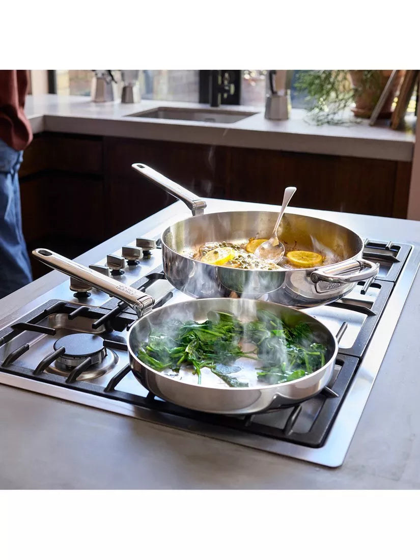 Joseph Joseph folding handle stainless steel saute pan with lid 28cm, UK version