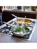 Joseph Joseph folding handle stainless steel saute pan with lid 28cm, UK version