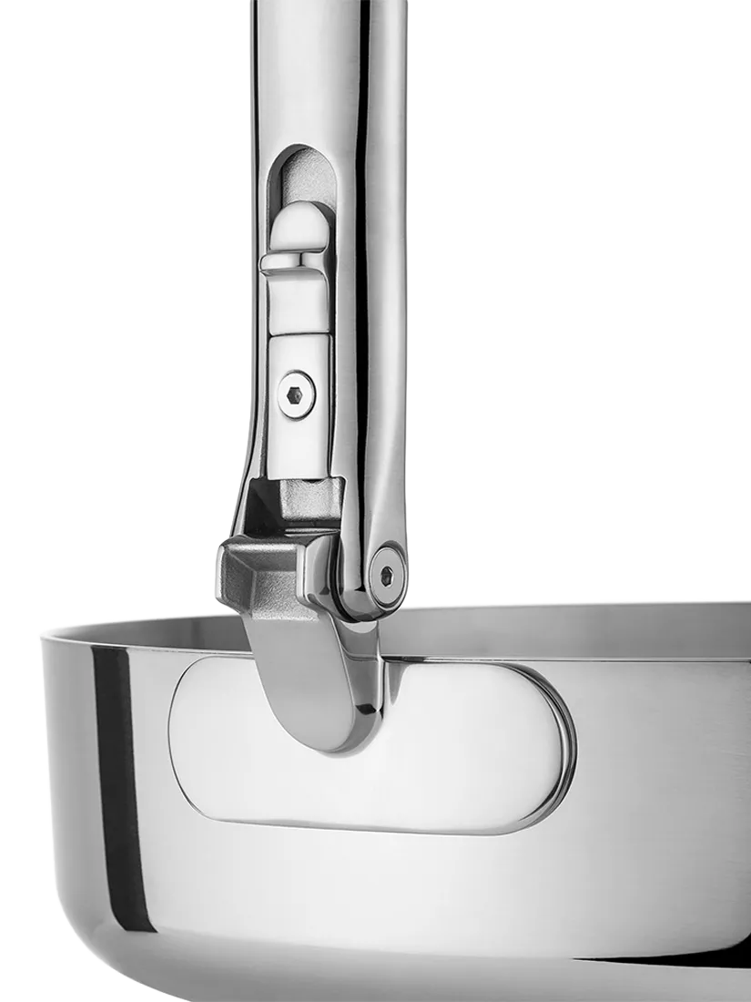Joseph Joseph folding handle stainless steel saute pan with lid 28cm, UK version