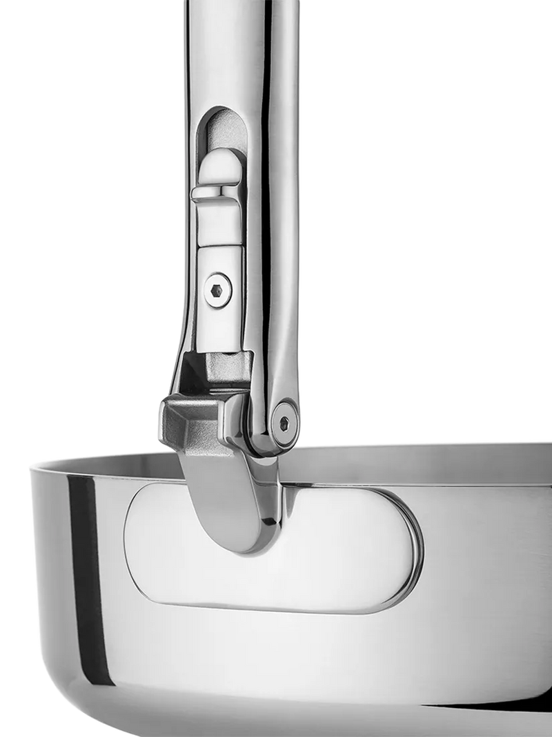 Joseph Joseph folding handle stainless steel saute pan with lid 28cm, UK version