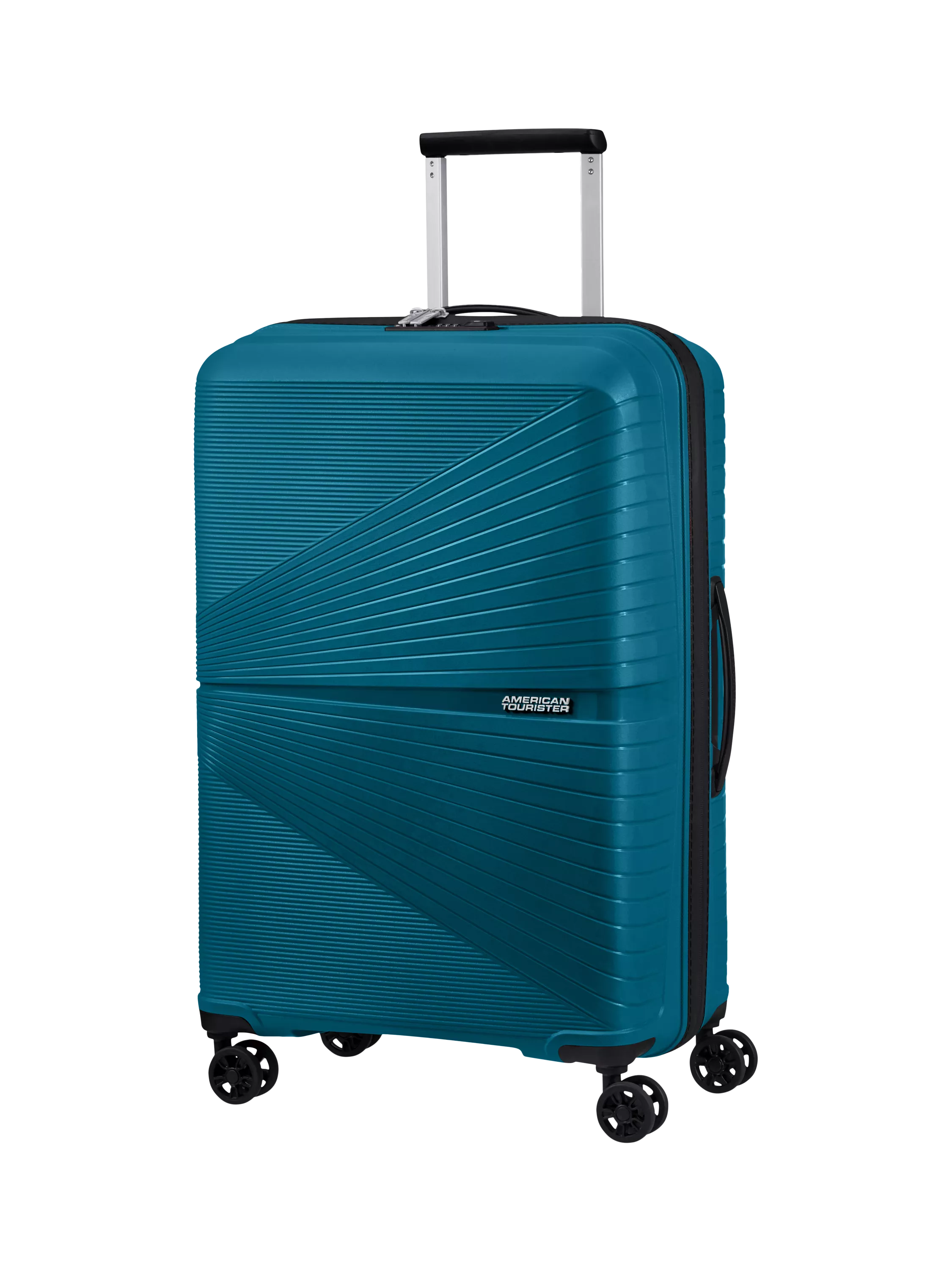 American Tourister Airconic 4-Wheel Spinner 77cm Large Suitcase, 101L, Deep Ocean