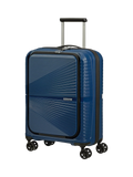 American Tourister Airconic 4-Wheel Spinner 55cm Front Loader Cabin Suitcase, 34L, Onyx Black