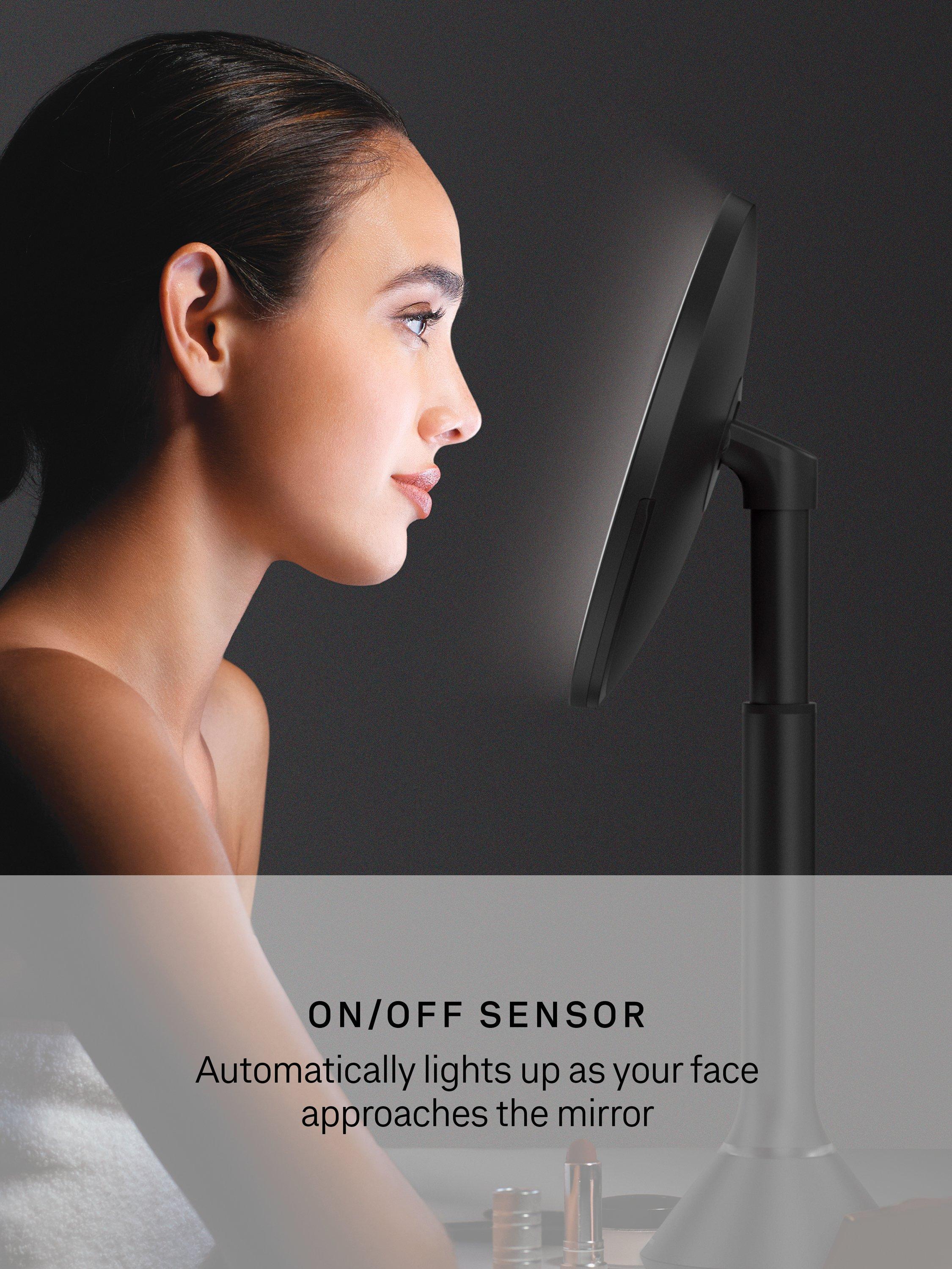 Simplehuman sensor makeup mirror with 5x magnification (British brand)