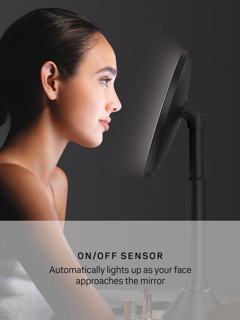 Simplehuman sensor makeup mirror with 5x magnification (British brand)
