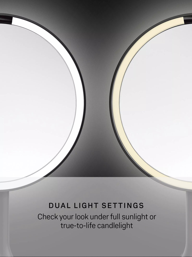 Simplehuman sensor makeup mirror with 5x magnification (British brand)