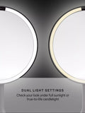 Simplehuman sensor makeup mirror with 5x magnification (British brand)
