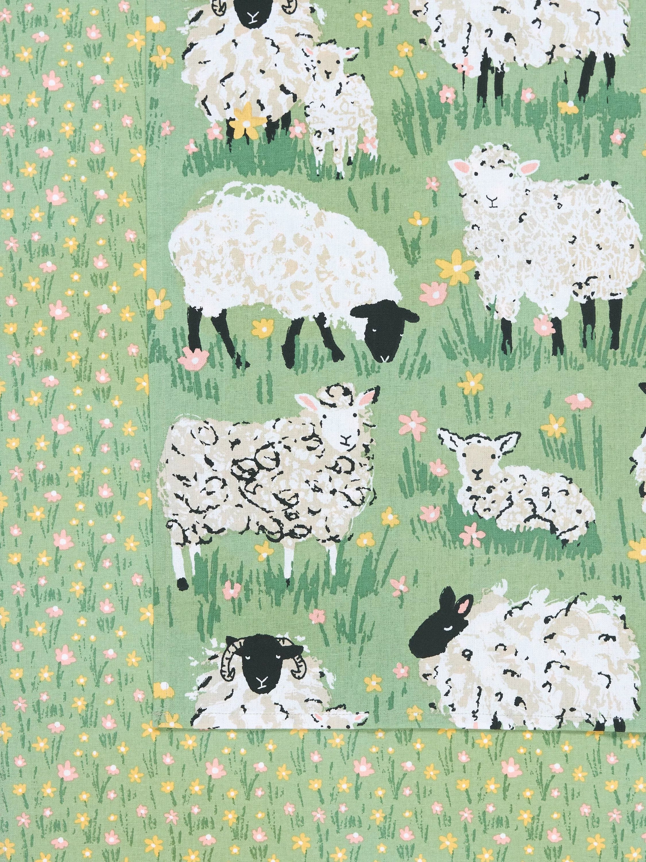 Ulster Weavers sheep print cotton tea towels set of 2, imported from the UK