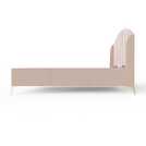 GFW Pettine Kingsize Fabric Ottoman Bed Frame in Pink, UK version