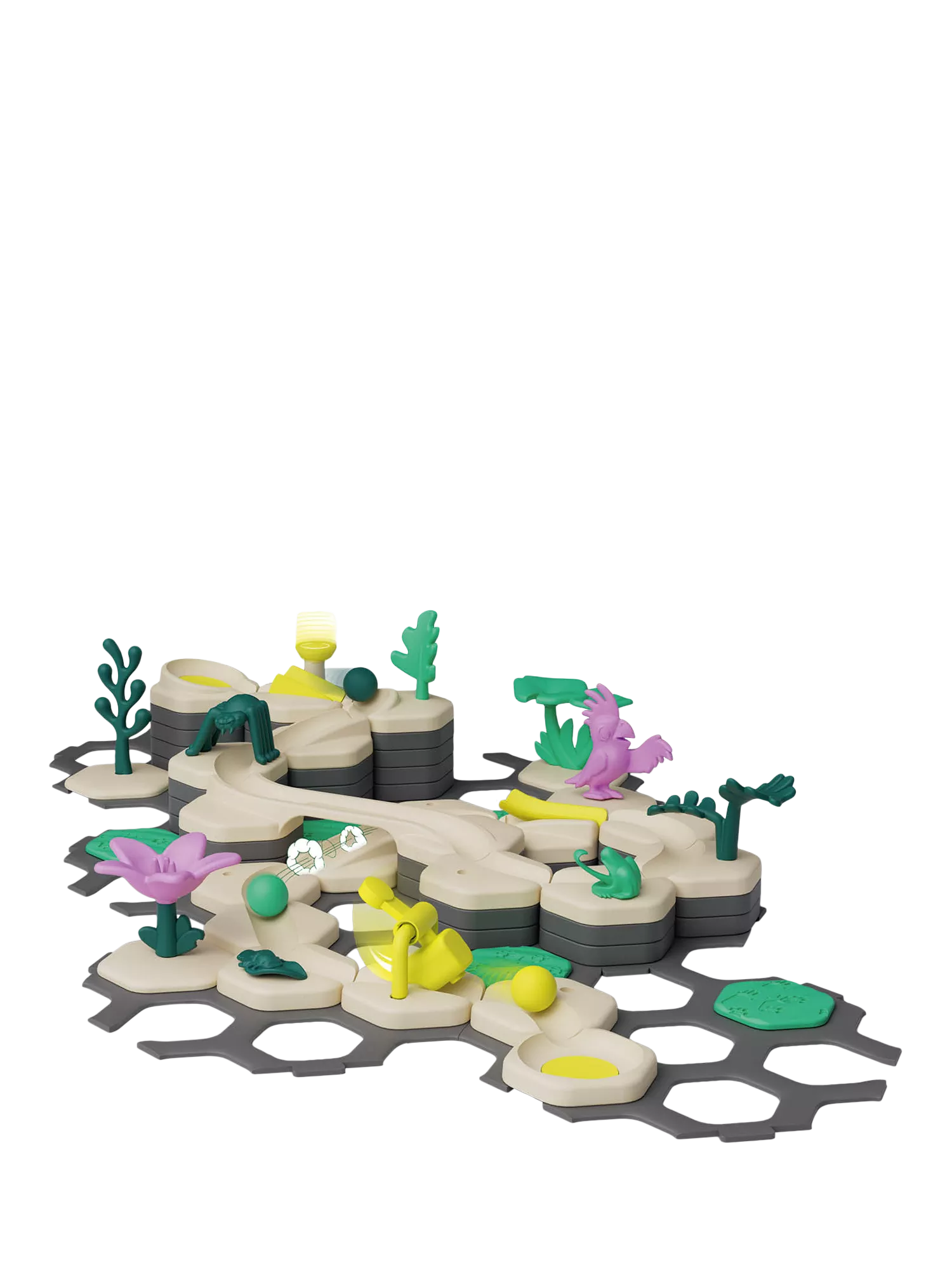 GraviTrax Jungle marble run 100-piece set - British product