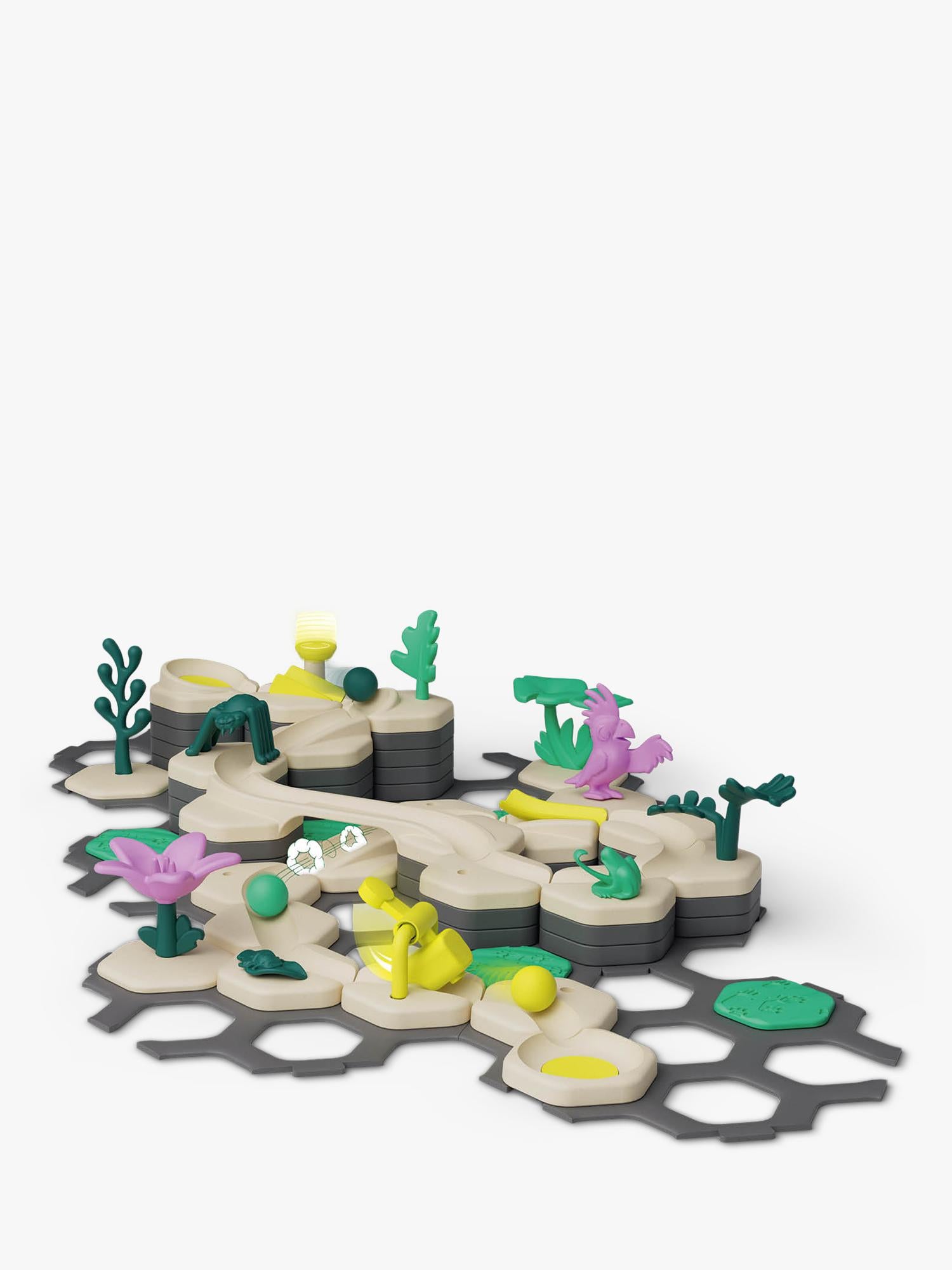 GraviTrax Jungle marble run 100-piece set - British product