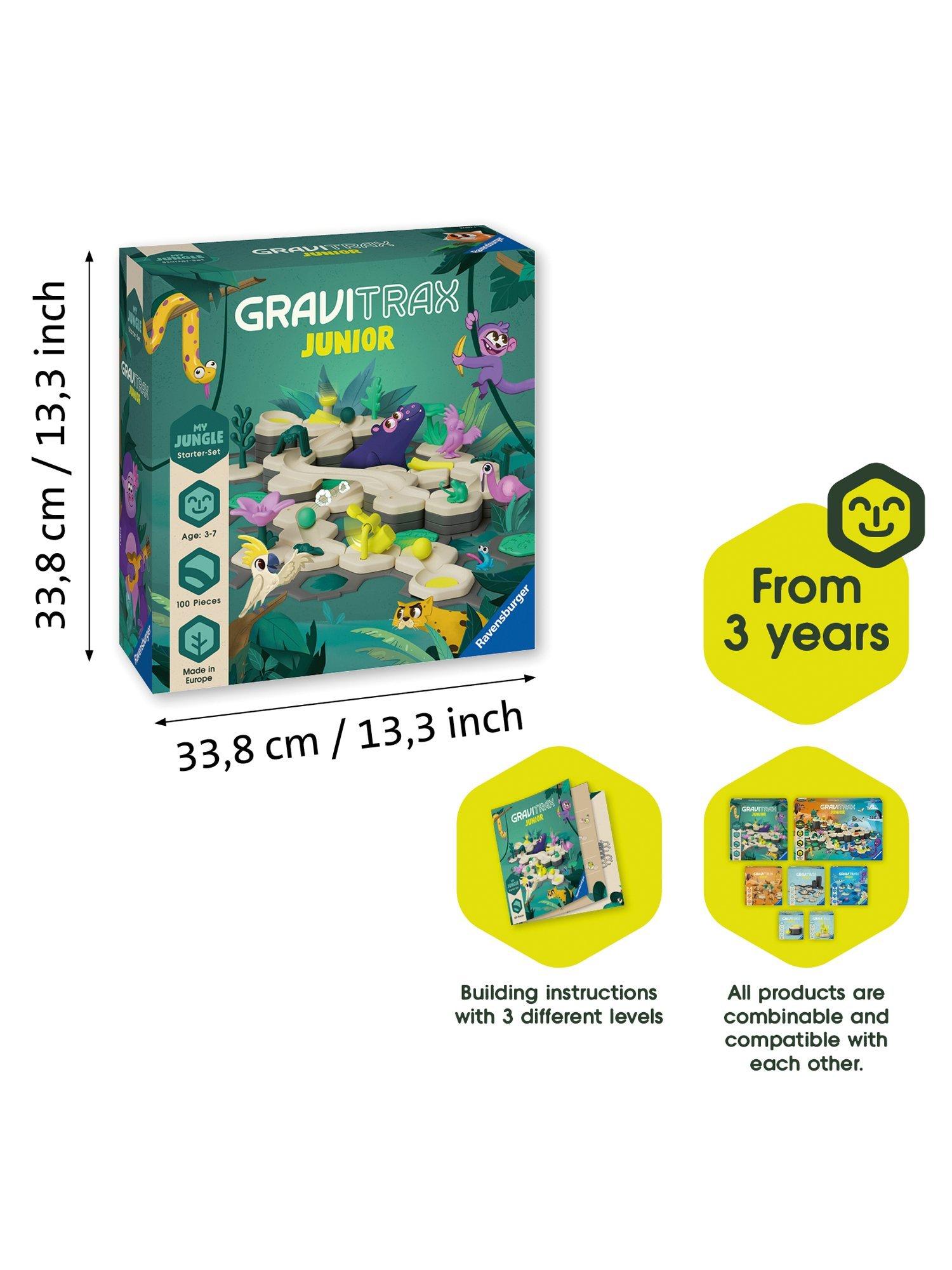 GraviTrax Jungle marble run 100-piece set - British product