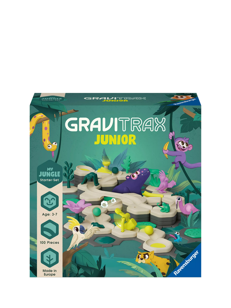 GraviTrax Jungle marble run 100-piece set - British product