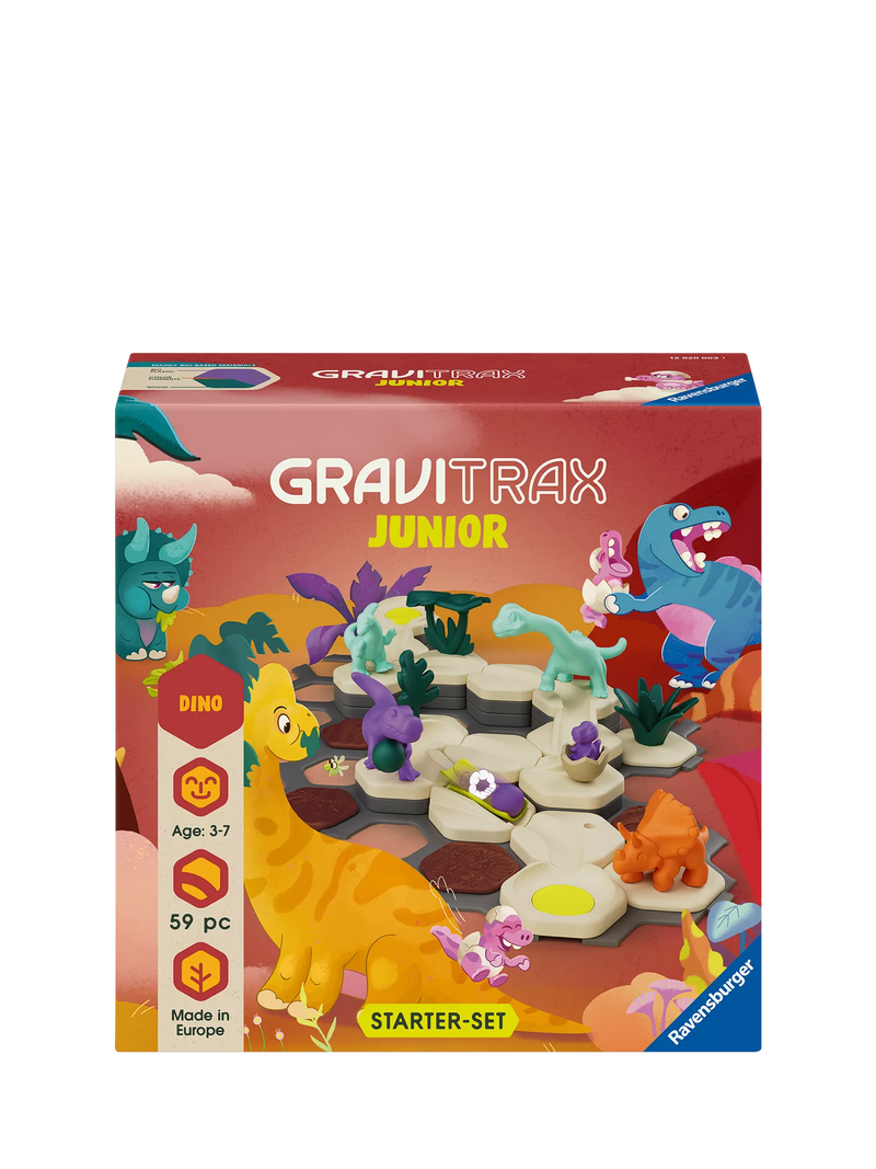 GraviTrax Junior dinosaur marble run starter set (British brand)