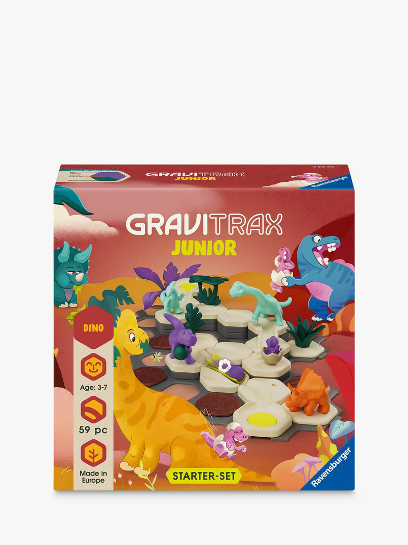 GraviTrax Junior dinosaur marble run starter set (British brand)