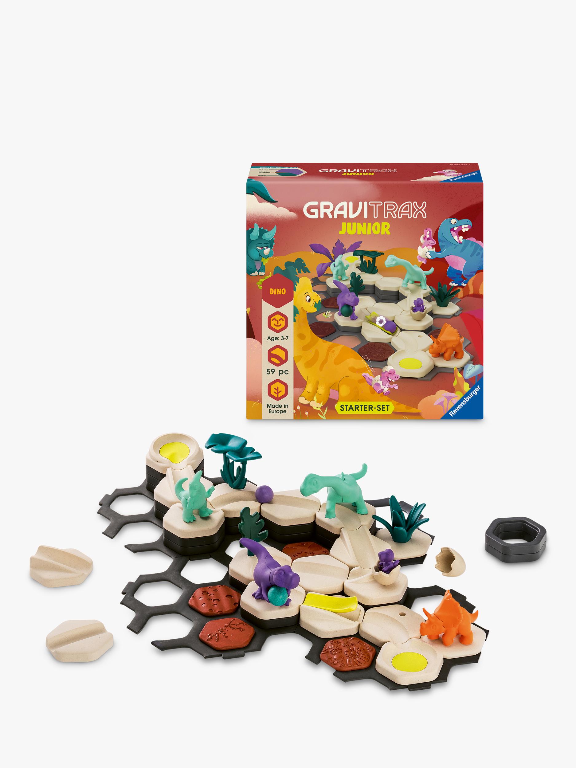 GraviTrax Junior dinosaur marble run starter set (British brand)