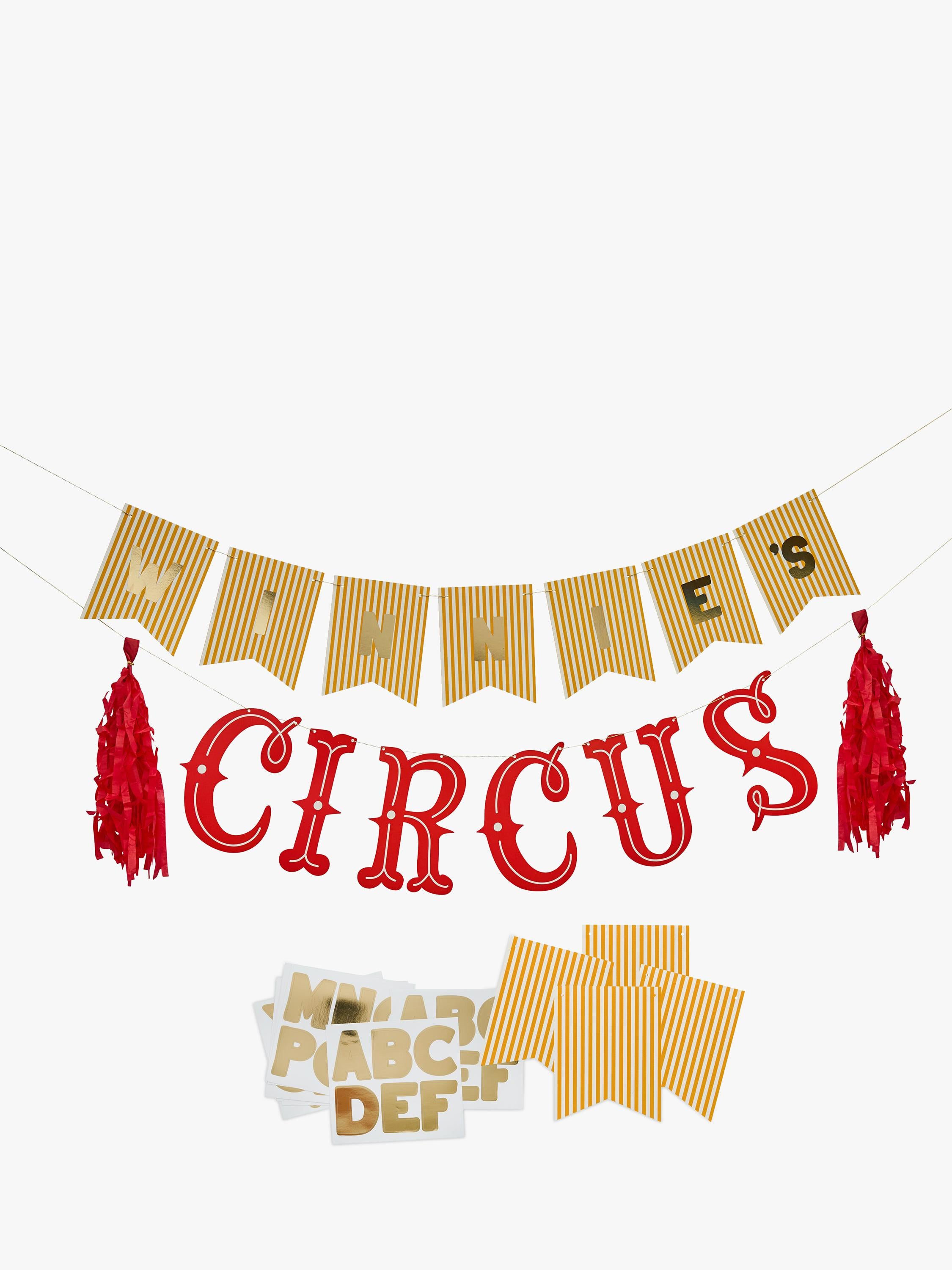 Hootyballoo Customisable Circus Banner