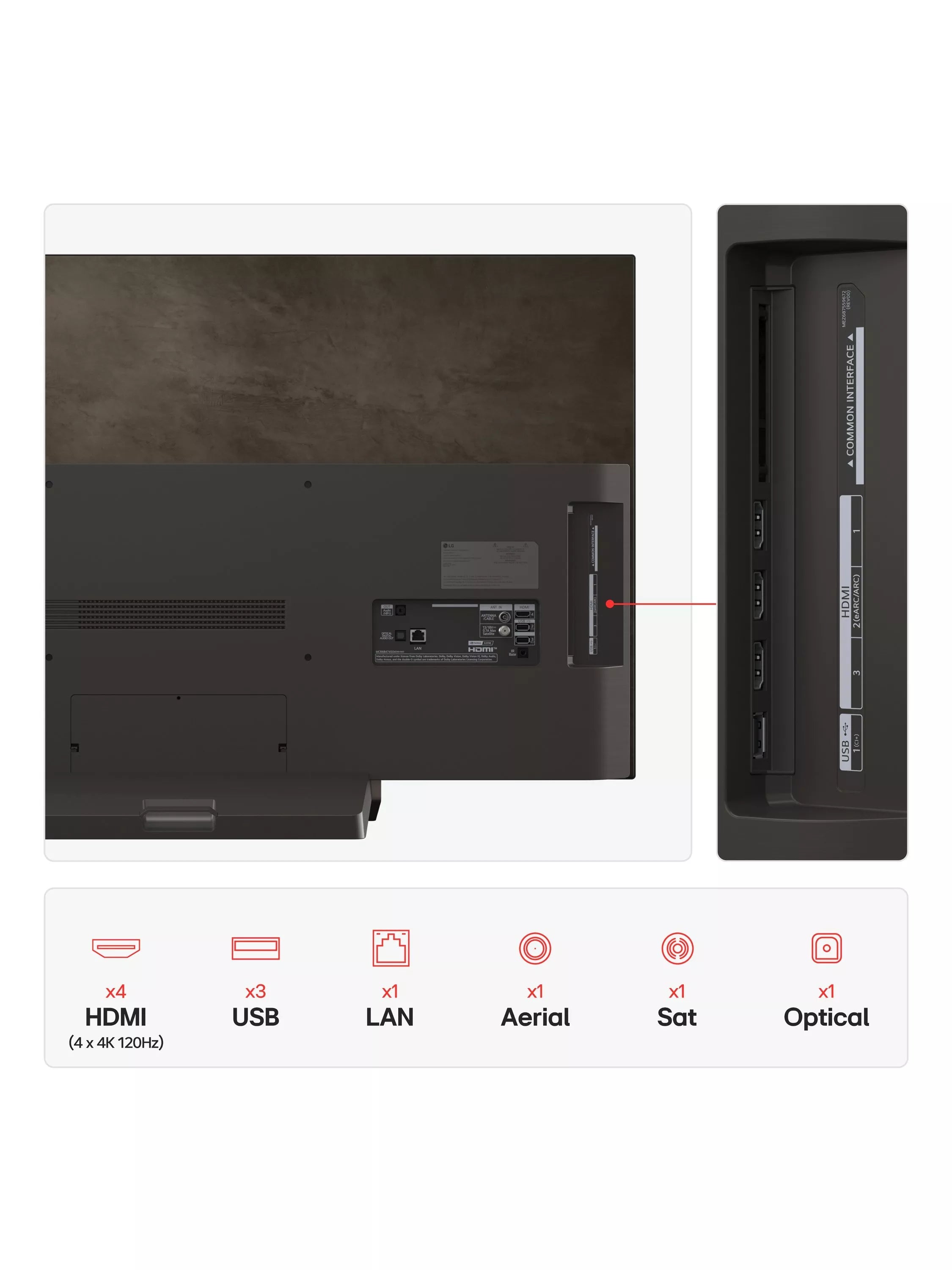 LG C5 OLED evo 48 inch TV - British product