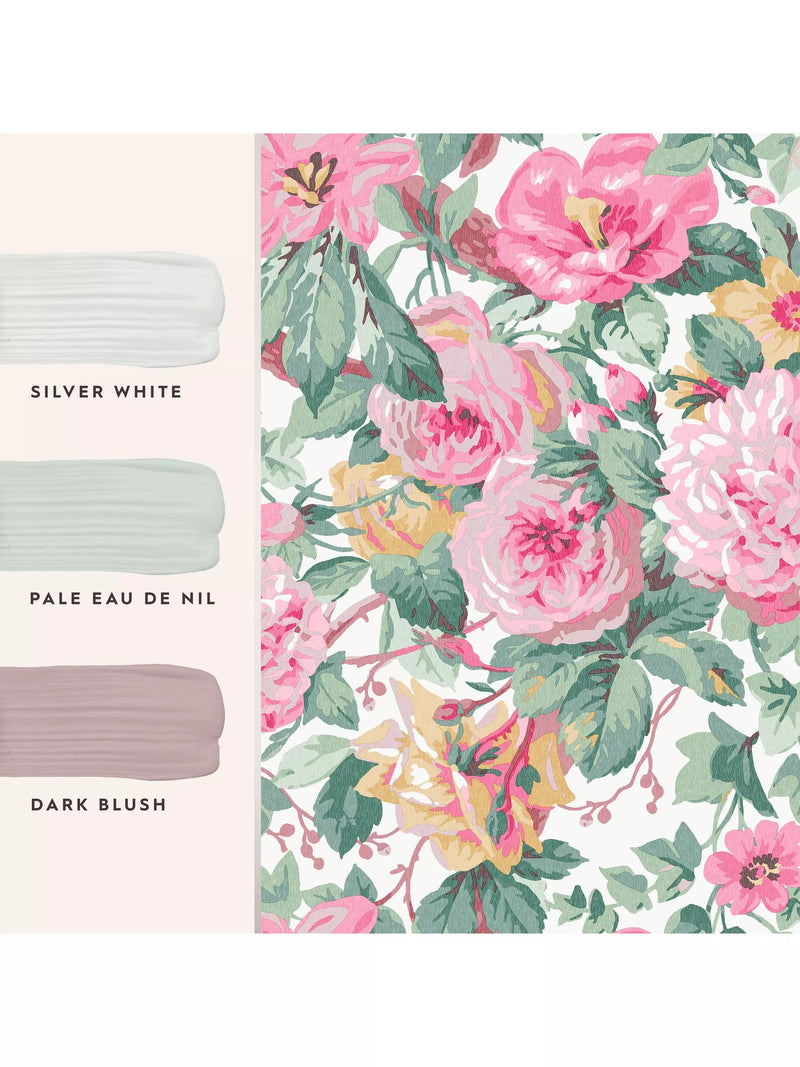 Laura Ashley Rose wallpaper, UK version