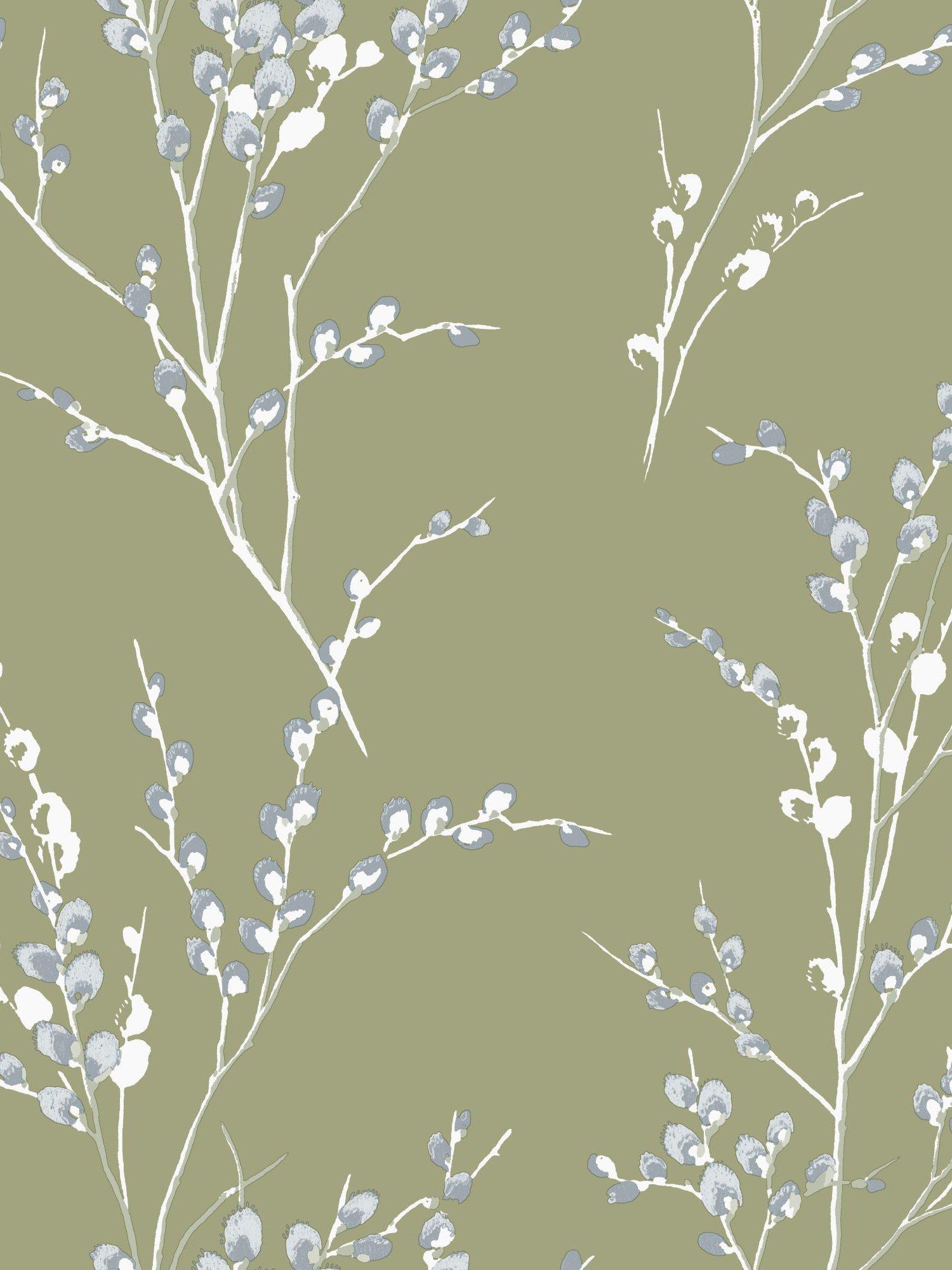 Laura Ashley floral wallpaper with pussy willow design, UK version