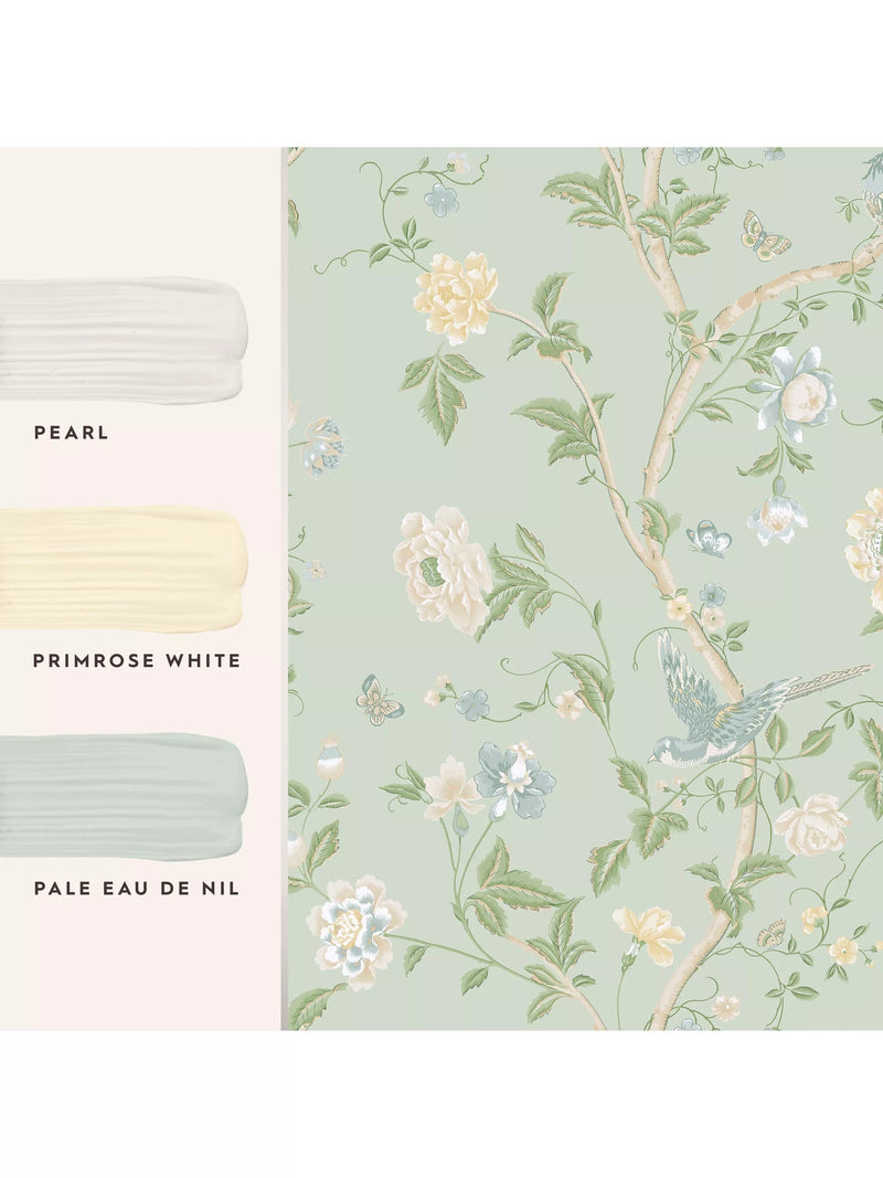 Laura Ashley Summer Palace wallpaper, UK version