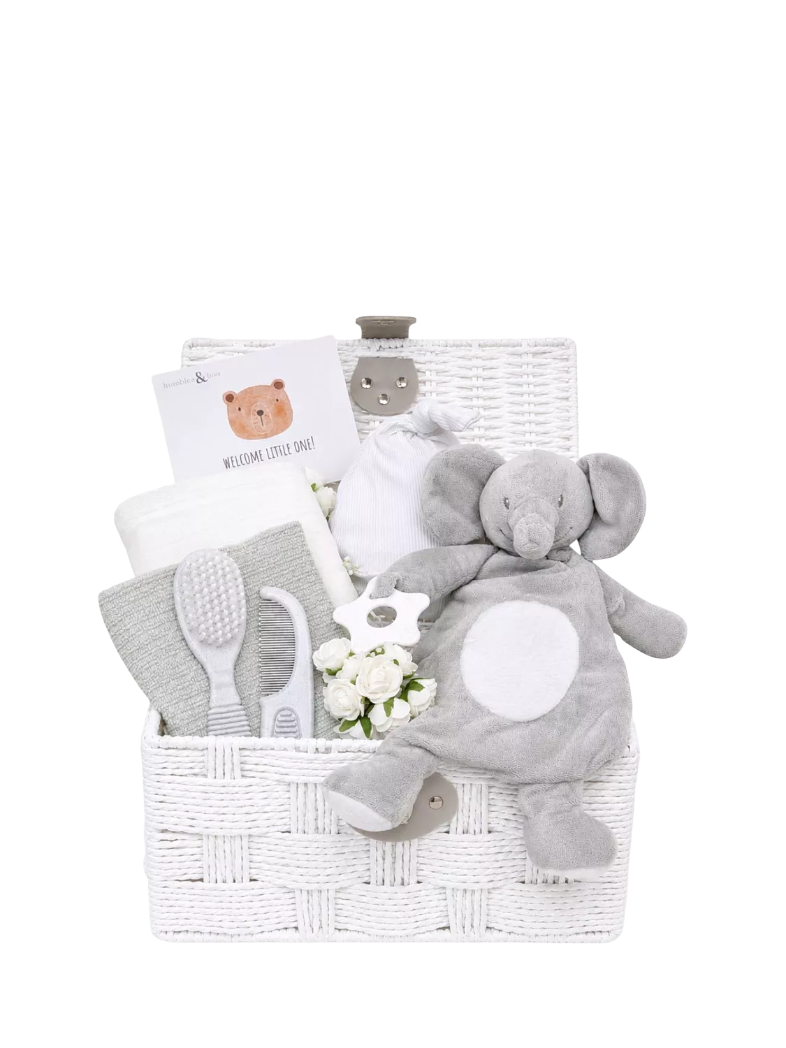 Bumbles & Boo Little Elephant Adventures baby hamper - British product