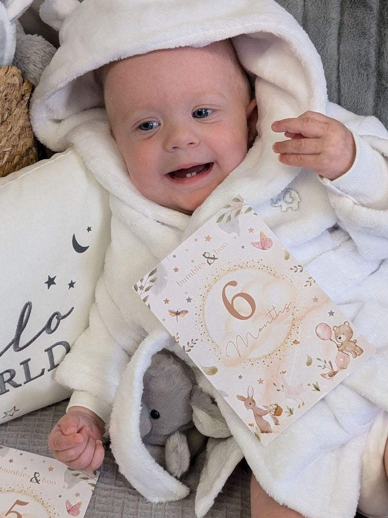 Bumbles & Boo mum-to-be gift hamper with personalised card, imported from the UK