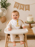 Bumbles & Boo 1st Birthday gift hamper with teddy bear, imported from the UK