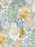 Laura Ashley Bernwood wallpaper ochre yellow 10m x 52cm - British product