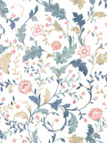 Laura Ashley Litton wallpaper in dusky seaspray, UK version