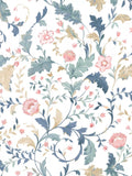 Laura Ashley Litton wallpaper in dusky seaspray, UK version