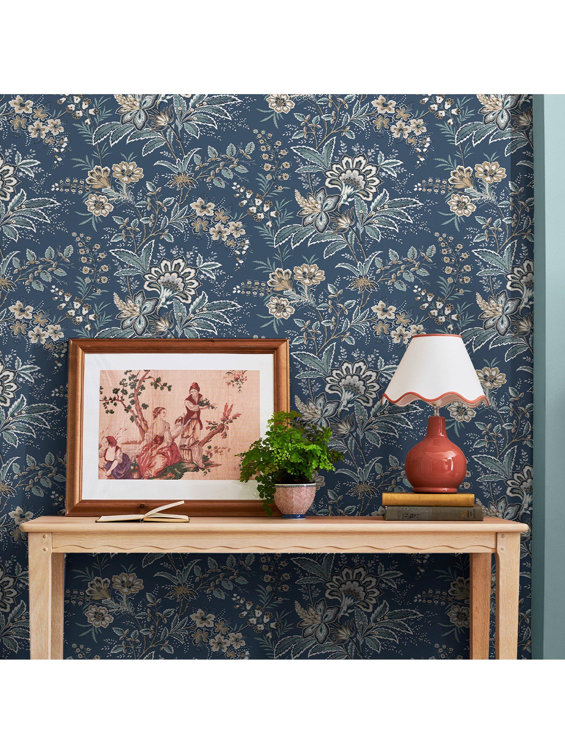 Laura Ashley Marlbrook wallpaper print, UK version