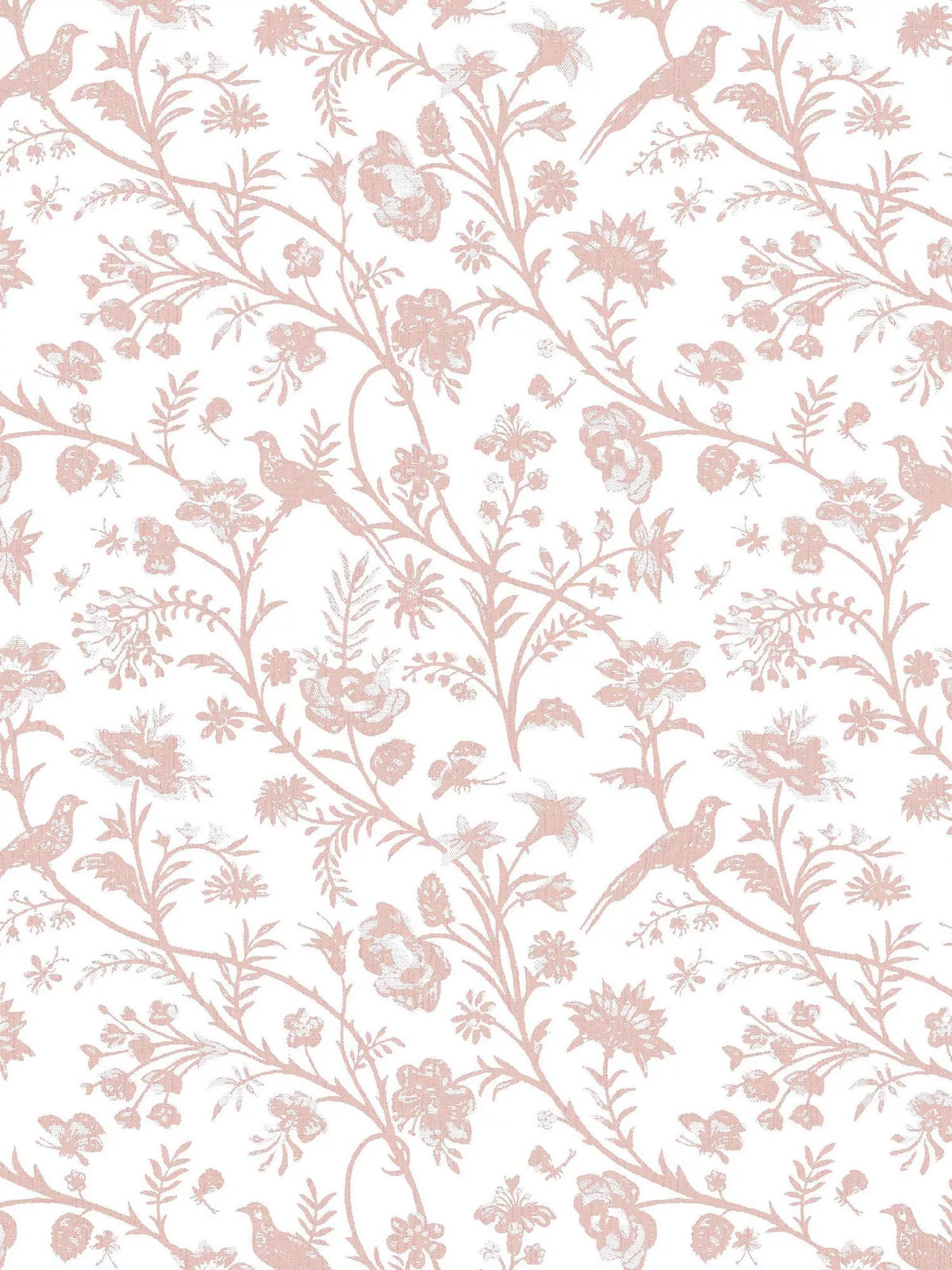 Laura Ashley Shepherds Purse Dark Blush wallpaper 10m x 52cm (British brand)