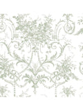 Laura Ashley Tuileries Wallpaper, Sage Green