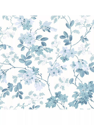 John Lewis Floral Print Wallpaper in Seaspray Color with Yewland Pattern- Buy online at McGrocer