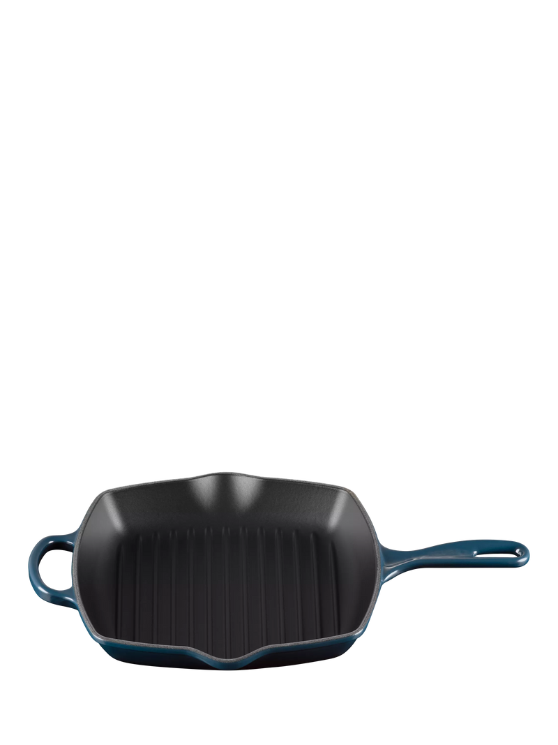 Le Creuset Cast Iron Signature Square Grillit, 26cm, Nuit
