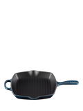 Le Creuset Cast Iron Signature Square Grillit, 26cm, Nuit