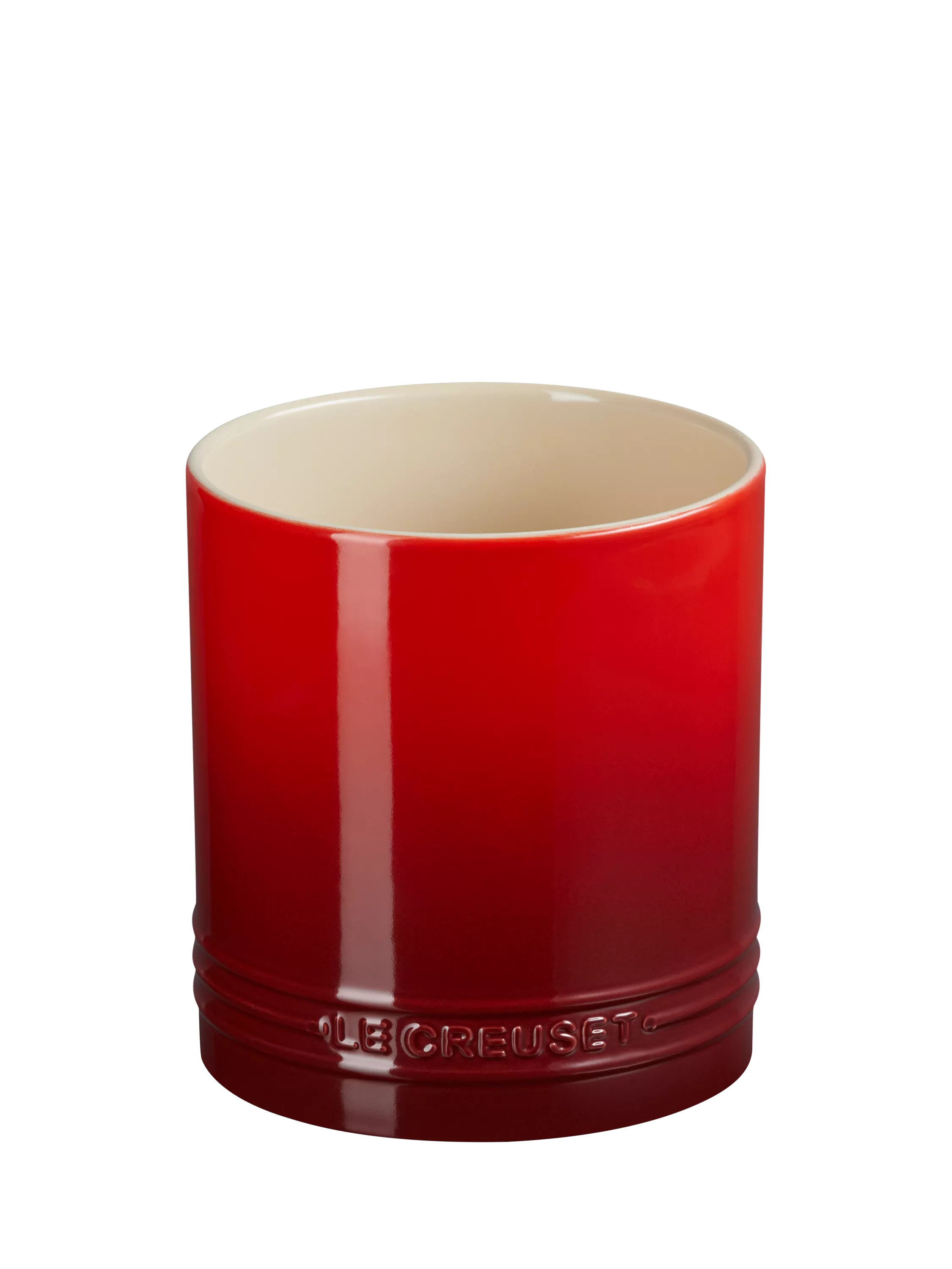 Le Creuset Stoneware Utensil Jar, 1.1L, Cerise