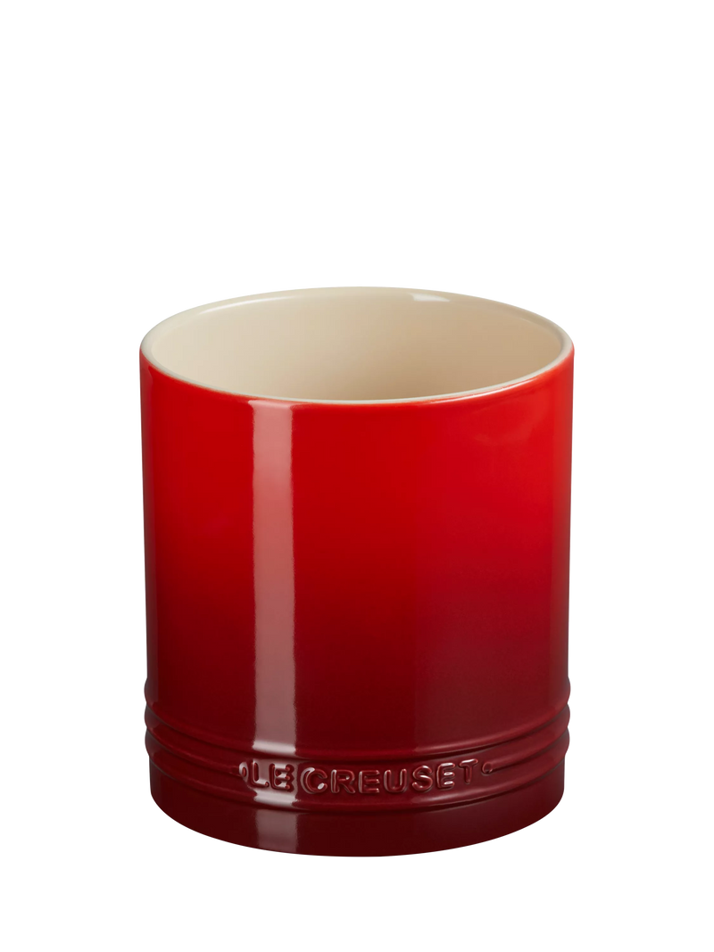 Le Creuset Stoneware Utensil Jar, 1.1L, Cerise