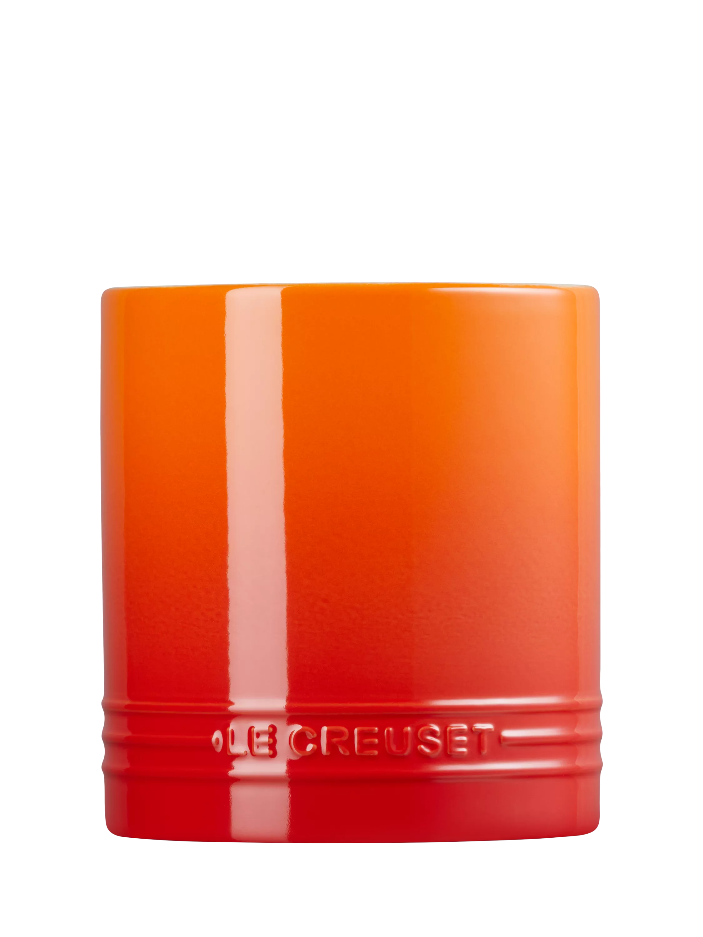Le Creuset stoneware utensil jar in Azure with 1.1L capacity, UK version